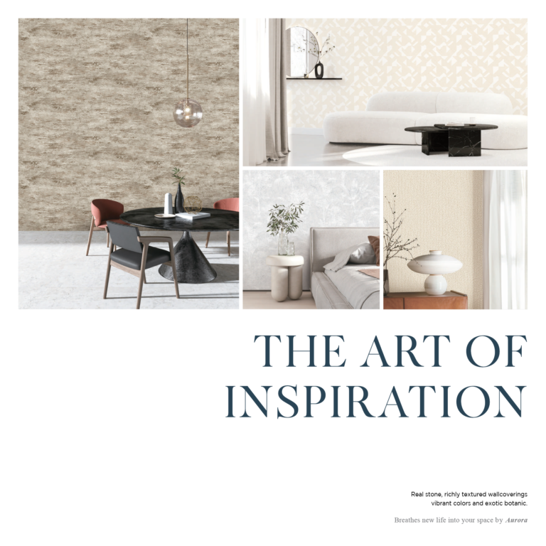 Contemporary wallpaper for feature wall design