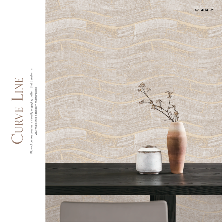 High-end wallpaper finish for premium interiors