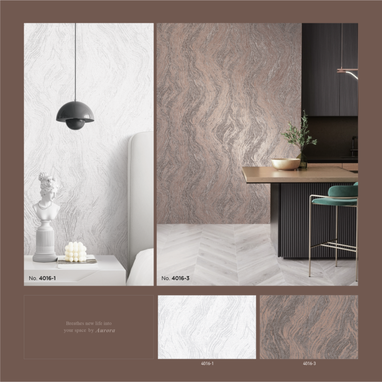 Trendy wallpaper style for contemporary interiors