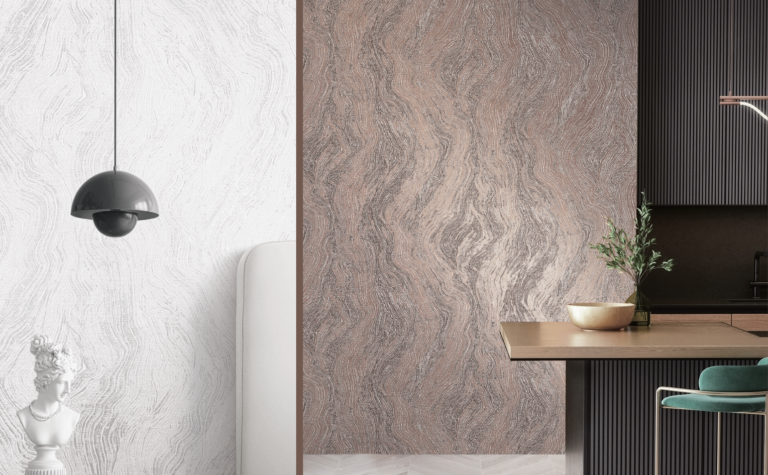Trendy wallpaper style for contemporary interiors