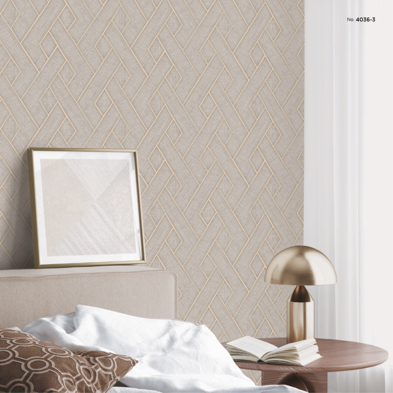 Textured wallpaper for premium wall finishing