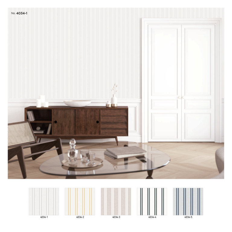 Contemporary wallpaper for luxury living room