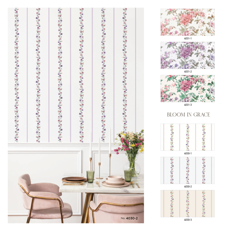 Modern wallpaper pattern for feature wall decor