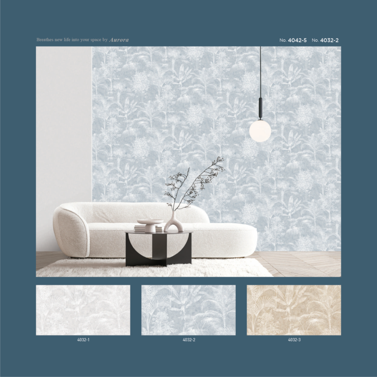 Wallpaper with subtle texture for modern rooms