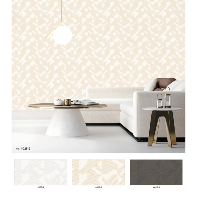 Wallpaper design for modern interior aesthetics